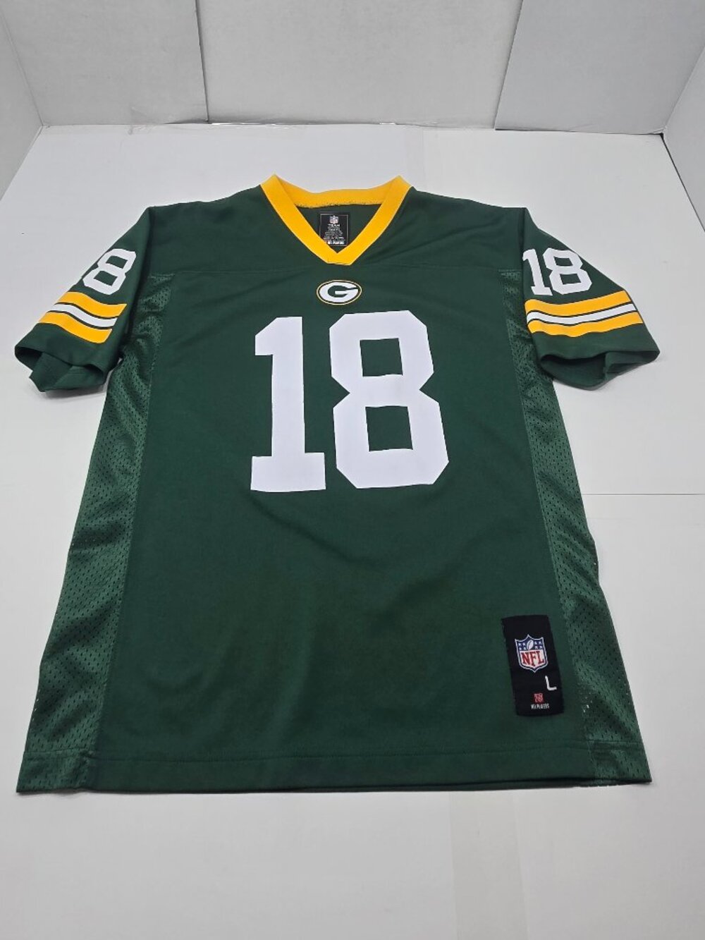 Green Bay Packers Randall Cobb #18 Youth Jersey – Size L 14/16